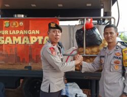 Polda Metro Jaya Buka Dapur Lapangan Bantu Pengungsi Kebakaran di Penjaringan