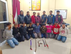 Polres Bener Meriah Ungkap Kasus Kekerasan Terhadap Anak, 9 Remaja Yang Diduga Menjadi Pelaku Pengeroyokan Diamankan