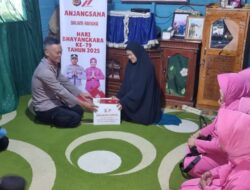 Peduli dan Menginspirasi, Polsek Jajaran Gelar Anjangsana Sambut Hari Bhayangkara ke-79