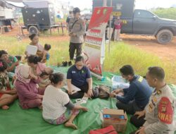 Polda Metro Beri Trauma Healing ke Korban Kebakaran di Penjaringan