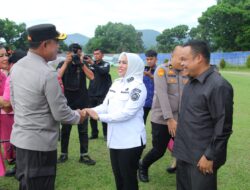 Bupati Maya Hasmita Sambut Kedatangan Kapolda Sumut