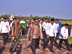 Kapolda Lampung Pimpin Monitoring Operasi Tuhuk Krakatau 2025 di Ajang World Surfing League (WSL) Krui Pro 2025