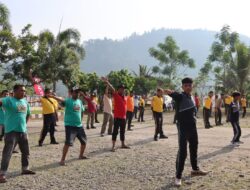 Semangat Sehat dan Solid, Polres Bener Meriah Gelar Senam Bersama Komunitas Otomotif Sambut Hari Bhayangkara ke-79