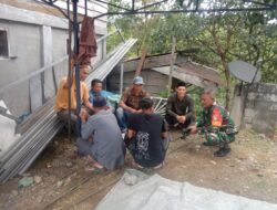 Babinsa Komsos, Ajak Warga Ikut Berpartisipasi Menjaga Kamtibmas