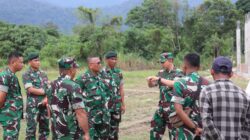 Dandim 0106/Ateng Dampingi Kapok Sahli Kodam IM Brigjen TNI Bambang Sulistyo Hery S.Sos.,M.Han Meninjau Batalyon Teritorial Pembangunan (YTP 854 ) Pameu.