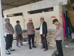 Polsek Bandar Bantu Pembangunan Dayah di Simpang Utama Dalam Rangka HUT Bhayangkara ke-79