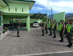 Danramil 06/Bukit Pimpin Apel Pagi, Tekankan Kedisiplinan Dalam Menunjang Tugas Binter