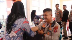 Sambut Hari Bhayangkara ke-79, Polres Aceh Tengah, Bhayangkari dan TNI Gelar Donor Darah