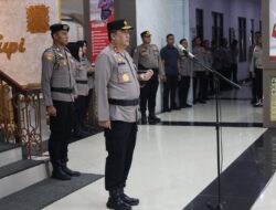 Kapolda Aceh Inspektur Upacara Pemuliaan Nilai-Nilai Tribrata Pataka Polda Aceh, Dalam Rangka Hari Bhayangkara ke 79