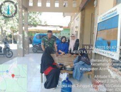 Babinsa Koramil 10/Celala Jalin Sinergi Lewat Komsos Bersama Pegawai Kantor Camat