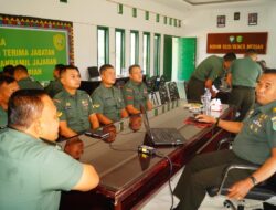 Kodim 0119/BM Terima Kunjungan Tim Wasrik Itdam Iskandar Muda