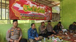 Kapolres Bener Meriah Gelar Jum’at Curhat Bersama Tokoh Masyarakat Pintu Rime Gayo, Serap Aspirasi dan Perkuat Sinergi Jelang Hari Bhayangkara ke-79
