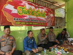 Kapolres Bener Meriah Gelar Jum’at Curhat Bersama Tokoh Masyarakat Pintu Rime Gayo, Serap Aspirasi dan Perkuat Sinergi Jelang Hari Bhayangkara ke-79