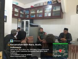 Babinsa Silih Nara Jalin Sinergi dengan Aparatur Desa Burni Bius