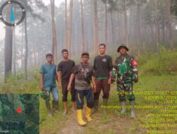 Jaga Hutan untuk Generasi Mendatang, Babinsa Ajak Warga Patroli Dan Cegah Karhutla