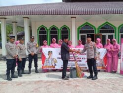 Sambut Hari Bhayangkara ke-79, Polsek Linge Gelar Bakti Sosial Religi di Masjid Malik Ishak