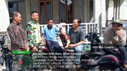 Babinsa Koramil 08/Silih Nara Aktif Jalin Komunikasi Sosial Bersama Warga Bius Utama