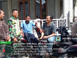 Babinsa Koramil 08/Silih Nara Aktif Jalin Komunikasi Sosial Bersama Warga Bius Utama
