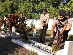 Hari Bhayangkara ke-79, Polres Bener Meriah Ziarah dan Tabur Bunga di Taman Makam Pahlawan