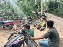 Antisipasi Terjadinya Karhutlah, Babinsa Turun Ke Desa Sampaikan Himbauan Kepada Warga