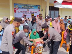 Wujud Kepedulian Polri Dalam Rangka Hari Bhayangkara Ke-79, Kapolres Bener Meriah Serahkan Bantuan Sosial Untuk Masyarakat Kurang Mampu.