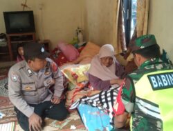 Babinsa Dan Bhabinkamtibmas Jenguk Warga Sakit, Wujud Kepedulian Di Tengah Masyarakat