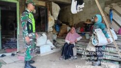 Wujud Kepedulian Babinsa, Serda Sarwoko Laksanakan Komsos di Kampung Pilar Weh Kiri