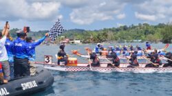 Teluk Sinabang Semarak, Prapora Dayung 2025 Resmi Dibuka oleh Wakil Bupati Simeulue