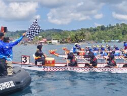 Teluk Sinabang Semarak, Prapora Dayung 2025 Resmi Dibuka oleh Wakil Bupati Simeulue