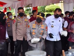 Bersama Gubernur, Kapolda Sulteng Pimpin Pemusnahan Barang Bukti Narkotika Sabu 40 Kg
