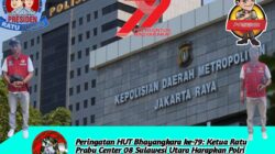 Peringatan HUT Bhayangkara ke-79: Ketua Ratu Prabu Center 08 Sulawesi Utara Harapkan Polri Semakin Jaya dan Humanis kepada Masyarakat