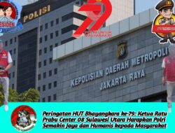 Peringatan HUT Bhayangkara ke-79: Ketua Ratu Prabu Center 08 Sulawesi Utara Harapkan Polri Semakin Jaya dan Humanis kepada Masyarakat