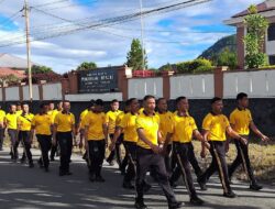 Personel Polres Bener Meriah Gelar Olahraga Bersama, Bangun Kekompakan dan Jaga Kebugaran