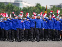 Bukti Nyata Kolaborasi Dengan Masyarakat, Buruh Meriahkan HUT Bhayangkara ke-79