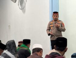 Polres Bener Meriah Gelar Subuh Keliling (SULING) di Masjid Nurul Abrar Kecamatan Wih Pesam