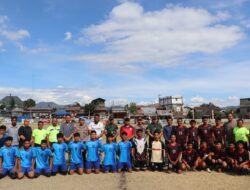 Kapolres Bener Meriah Buka Turnamen Sepak Bola Pemuda Pante Raya Cup II Dalam Rangka Hari Bhayangkara ke-79