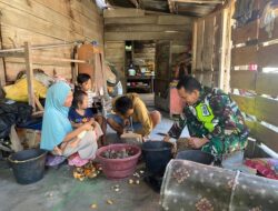 Babinsa Sertu M. Rudi Hadir di Tengah Warga, Pererat Silaturahmi dan Kebersamaan