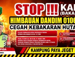 Cegah Karhutla, Reje Kampung Paya Jeget Ajak Warga Patuhi Imbauan