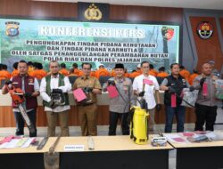 Polda Riau Tangkap 46 Tersangka Kejahatan Kehutanan, Tegaskan Komitmen Penegakan Hukum