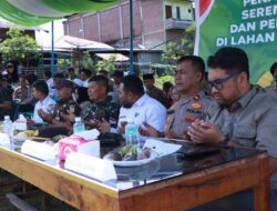 Polres Bener Meriah Dukung Swasembada Pangan Melalui Penanaman Jagung Serentak Kuartal III Di Lahan Perhutanan Sosial