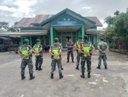 Danramil 04/PRG Pimpin Apel Pagi Dilanjutkan Pembersihan Pangakalan