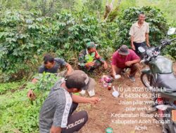 Babinsa Koramil 08/Silih Nara Laksanakan Komsos dan Himbauan Karhutla di Kampung Pilar Weh Kiri