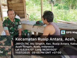 Babinsa Koramil 08/Silih Nara Jalin Silaturahmi Lewat Komsos Bersama Warga Desa Binaan