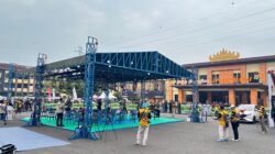 Ribuan Burung Adu Merdu di Mapolda Lampung, Bikin Heboh Kicau Mania