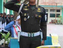 Hari Pertama Sekolah, Lettu Cpm Kaman Selian Beri Motivasi Siswa MTsN 1 Takengon