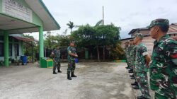 Pgs Danramil 04/PRG Pimpin Apel Pagi Dilanjutkan Jam Komandan