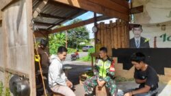 Babinsa Koramil 06/Bukit Lakukan Monitoring Dan Komsos Di Wilayah Binaan