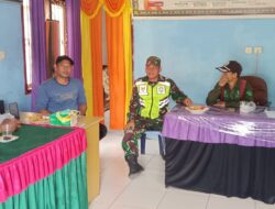 Babinsa Komsos Bersama Aparat Desa Bangun Sinergitas Wujudkan Kamtibmas