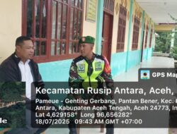 Babinsa Koramil 08/Silih Nara Jalin Silaturahmi Lewat Komsos Bersama Warga