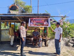 Cegah Karhutla, Polres Aceh Tengah Gencar Sosialisasi dan Pasang Spanduk Imbauan di Kampung Bewang